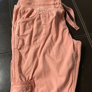 Salmon color cargo pants rip curl